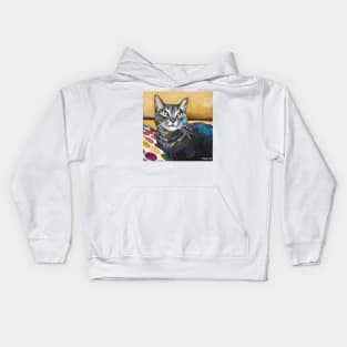 Cy Twombly the Adorable Cat Kids Hoodie